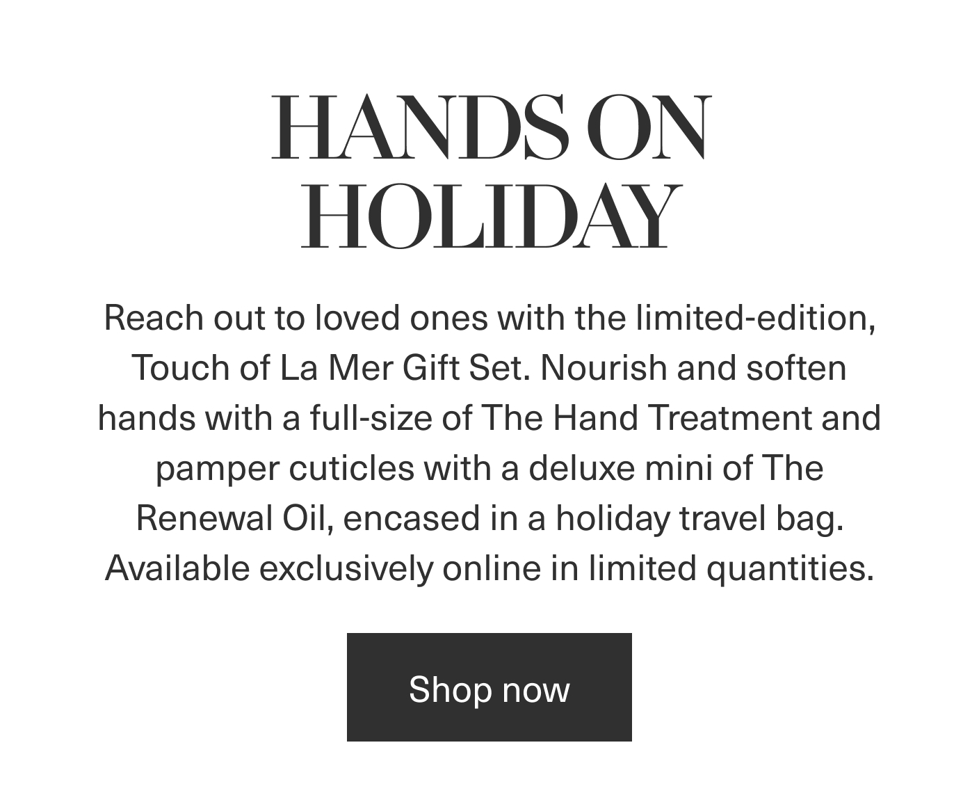 La Mer: Discover The Touch of La Mer Gift Set · Campaign Buzz